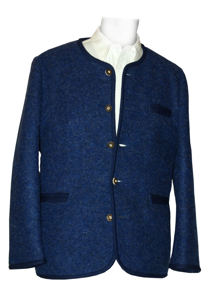 trachten-benkert-walkjacke-blau-trachtenjacke-aus-walk image 1