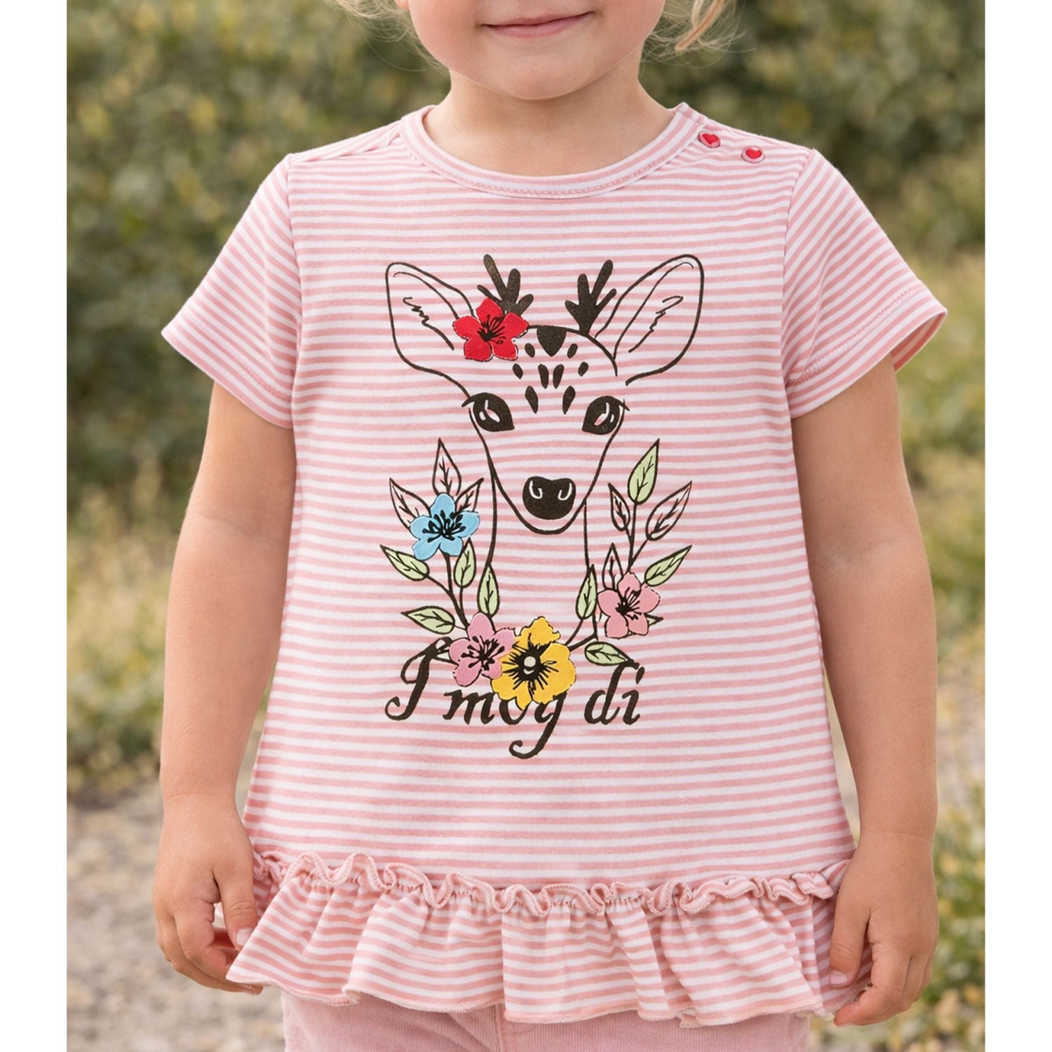 trachtenland-bondi-baby-m-dchen-t-shirt-rehkitz-86752-rosa-geringelt image 2
