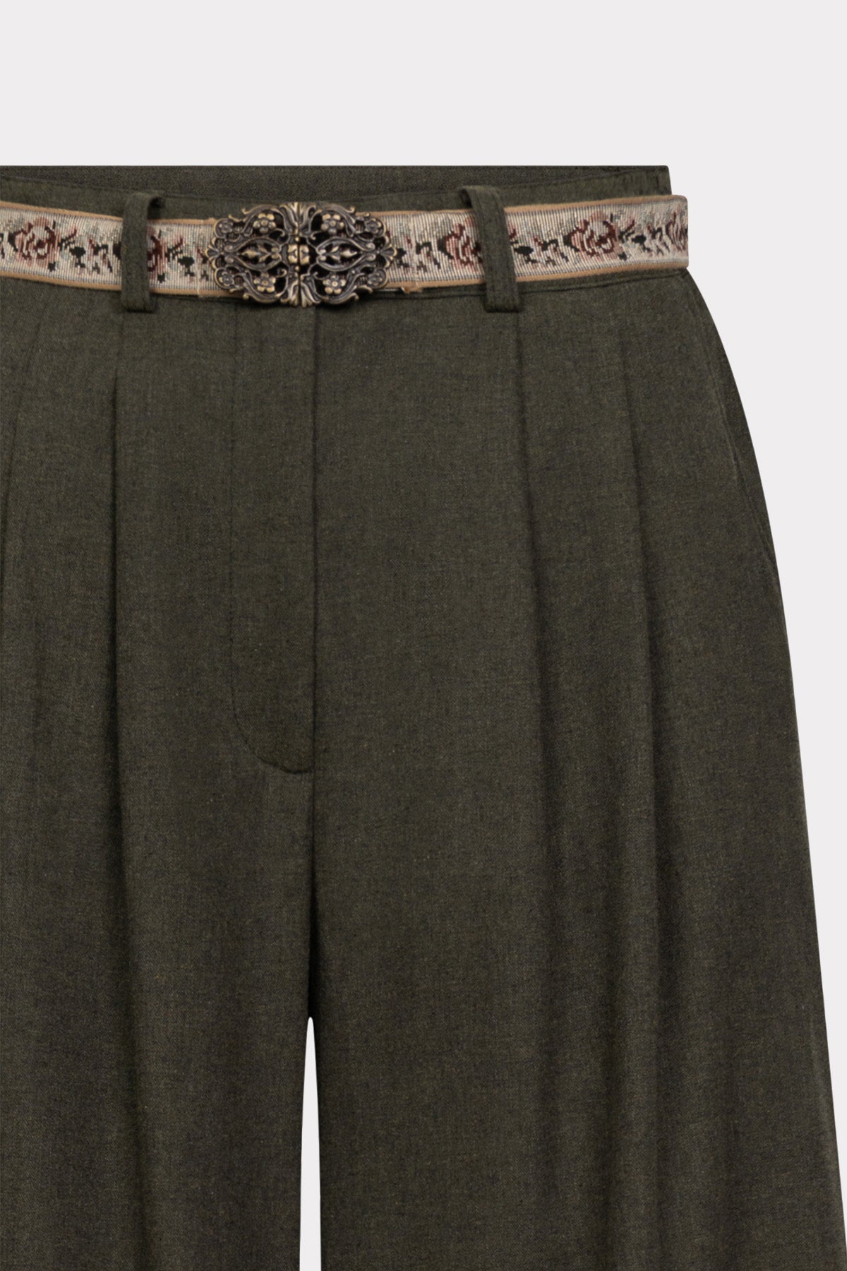 felicitas-hollie-damen-hosenrock-flanell-mit-borteng-rtel image 2