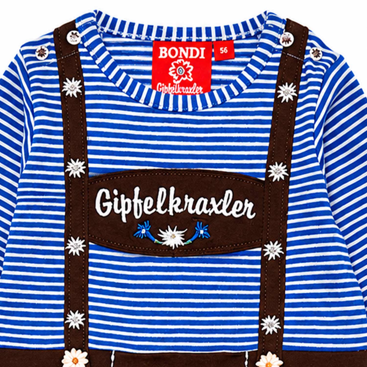 trachtenland-bondi-baby-strampler-gipfelkraxler-91837-stripe-blue-grey image 6