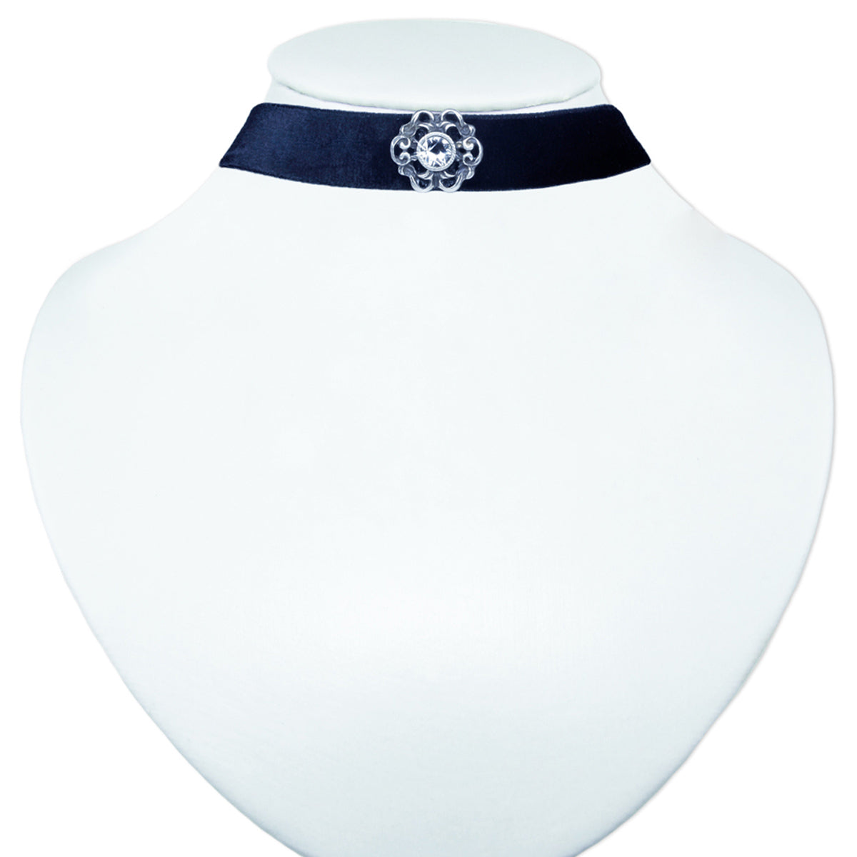 trachtenland-luisia-samt-kropfband-annina-ornament-kristall-schwarz image 2