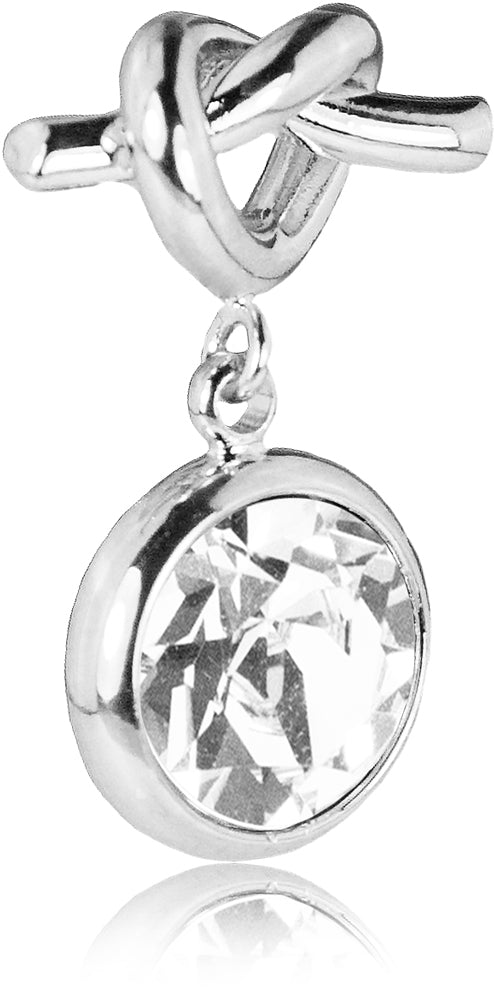 luisia-ohrringe-mit-knoten-und-premium-kristall-silber-crystal image 5