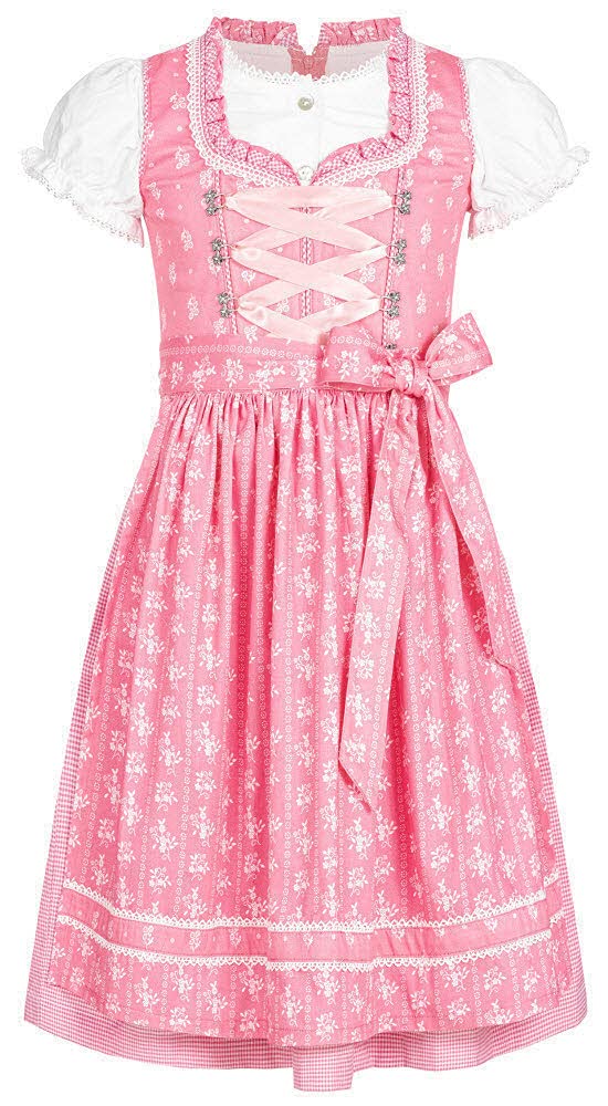 n-bler-kinderdirndl-rosy-3-teilig-rosa-mit-blumenprint image 1