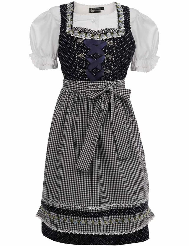 maddox-kinder-dirndl-milena-3-tlg-marineblau-wei image 1