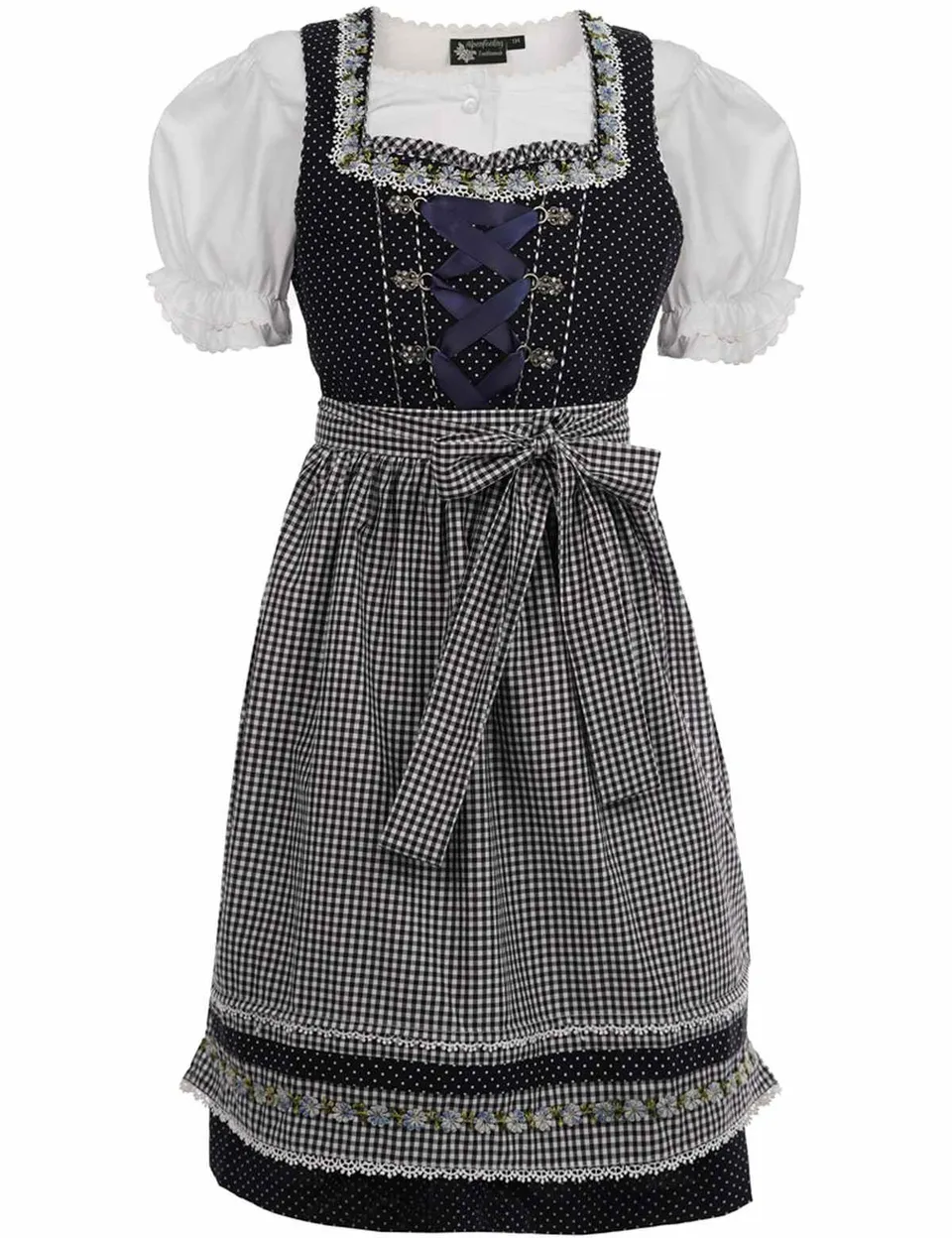maddox-kinder-dirndl-milena-3-tlg-marineblau-wei image 1