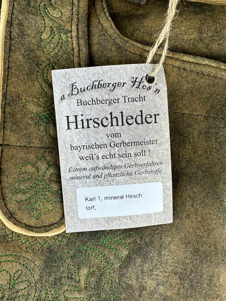 buchberger-lederhose-karl-1-hirschleder-torf-gr-n image 6