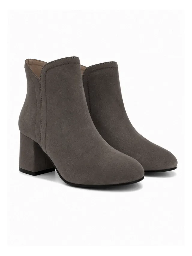 heimatgl-ck-stiefelette-ria-grau-braun-veloursleder-damen image 1