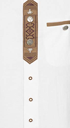 n-bler-trachtenhemd-romus-kurzarm-wei-regular-fit-100-baumwolle image 6