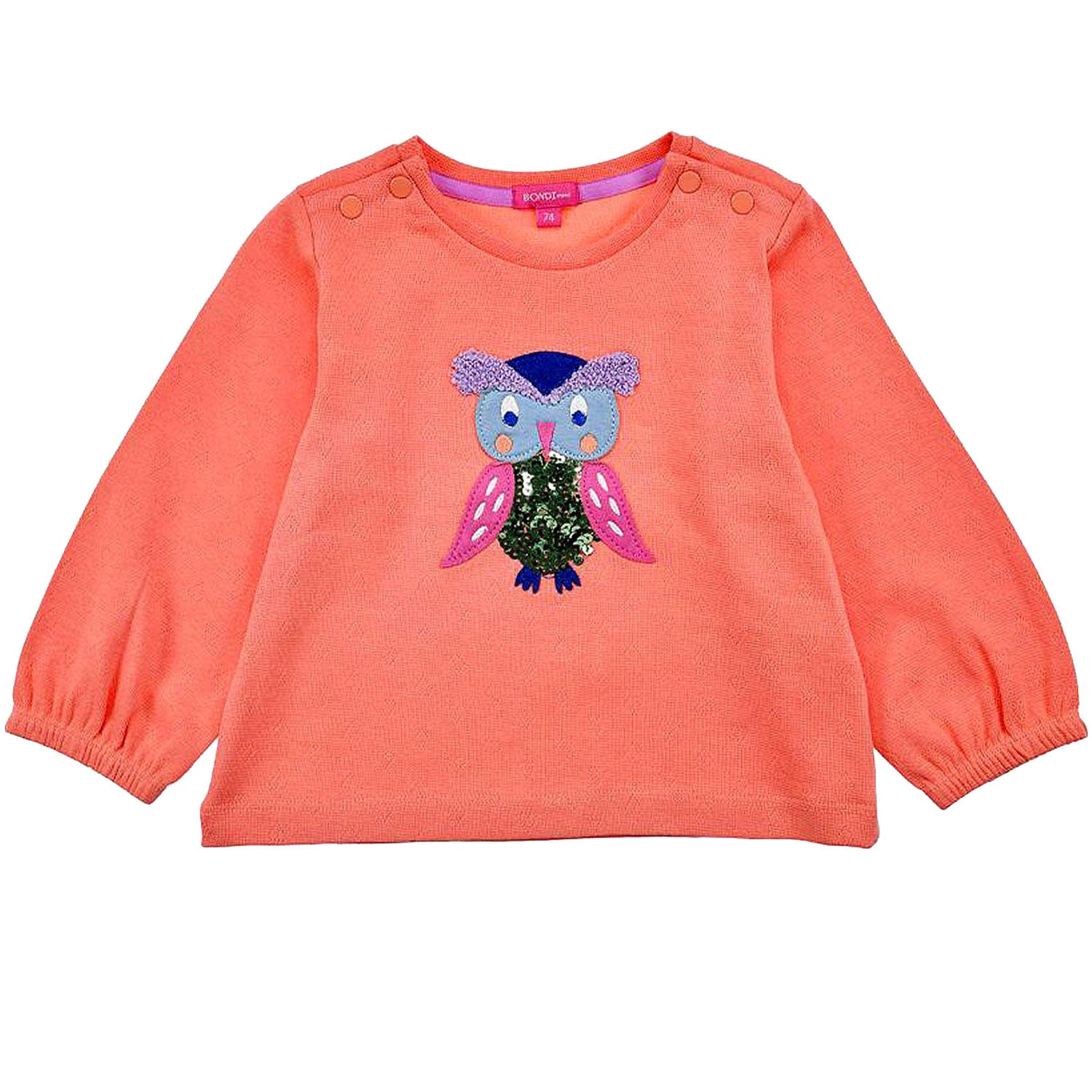 bondi-baby-langarmshirt-eule-86968-apricot image 1
