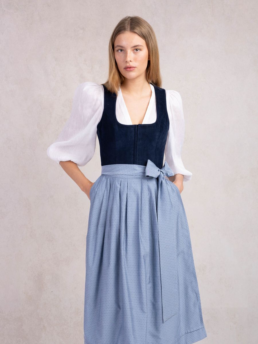 heimatgl-ck-dirndl-anna-blau-babycord-mit-punktsch-rze image 5