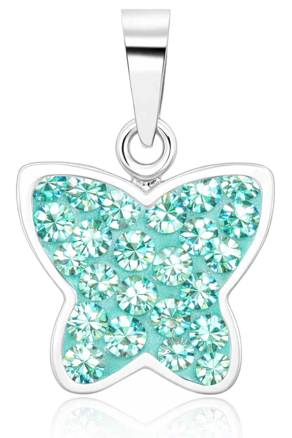 trachtenland-luisia-kettenanh-nger-schmetterling-t-rkis-925-silber image 1