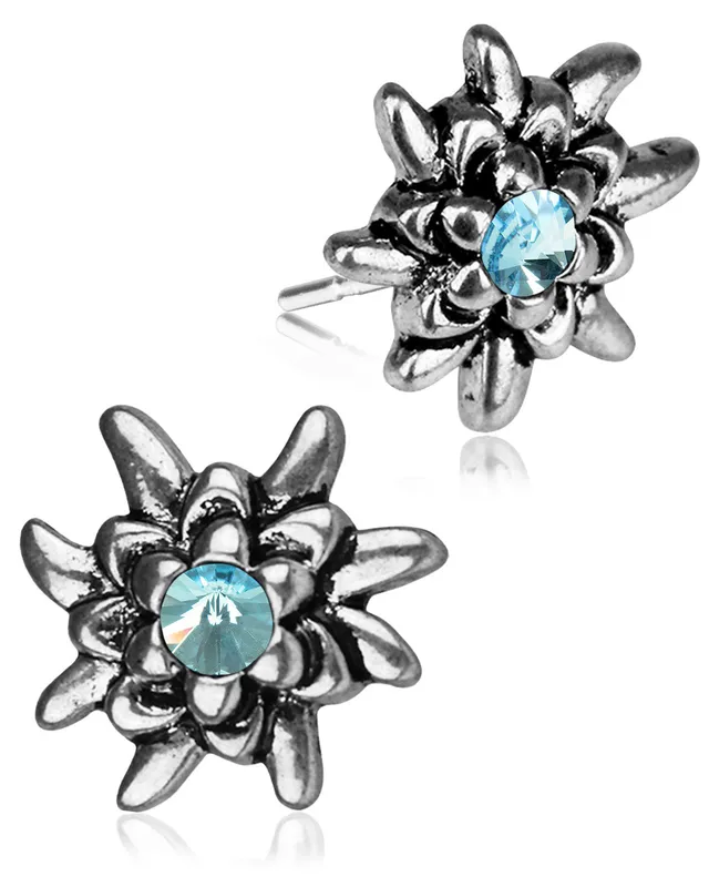 luisia-emilia-edelwei-ohrstecker-aquamarine-hellblau-kristall image 1