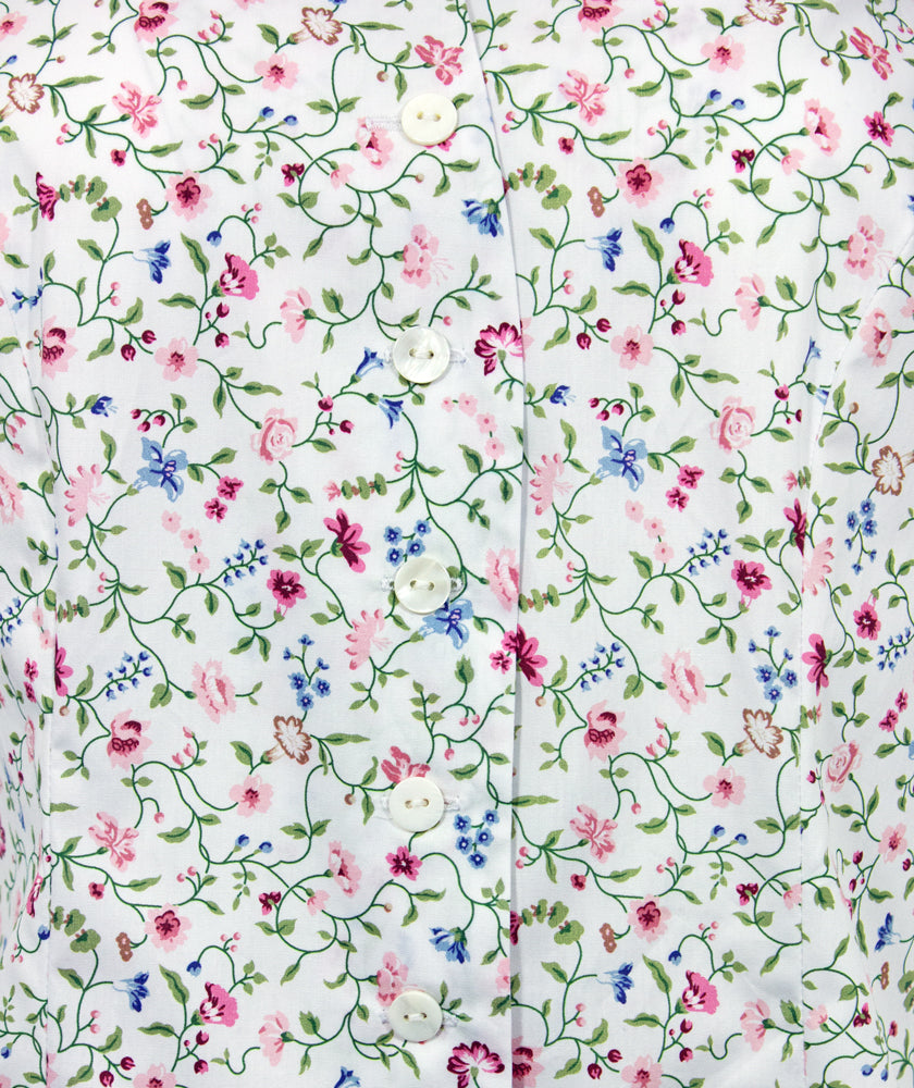 trachtenland-pierre-marcel-trachtenbluse-viola-blumenmuster-creme image 4