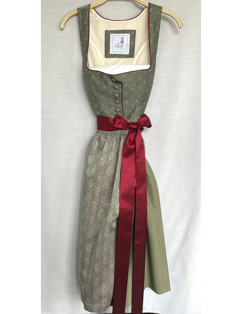 trachten-deiser-damen-dirndl-beatrice-traditionell-gr-n-70-cm image 2