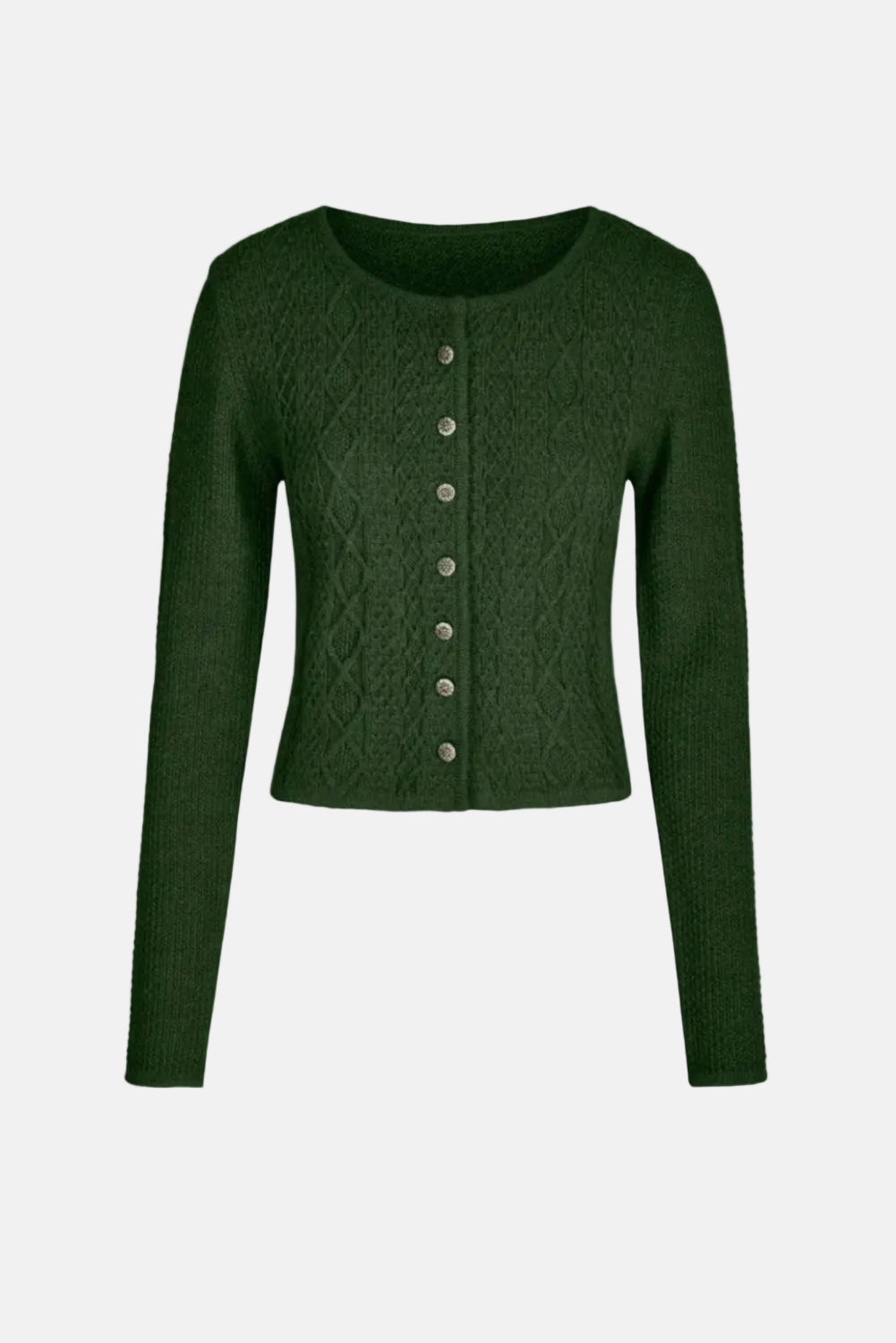felicitas-damen-strickcardigan-gries-mit-rundhals image 1