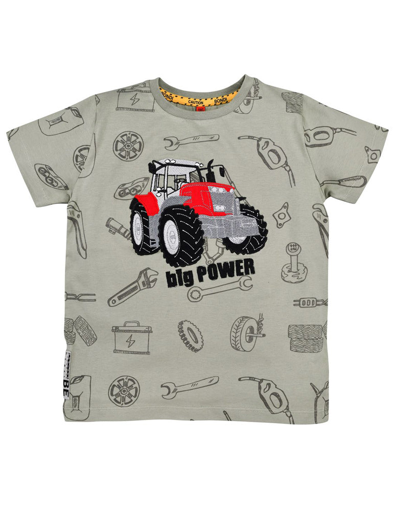 trachtenland-bondi-jungen-t-shirt-big-power-33182-stone image 1