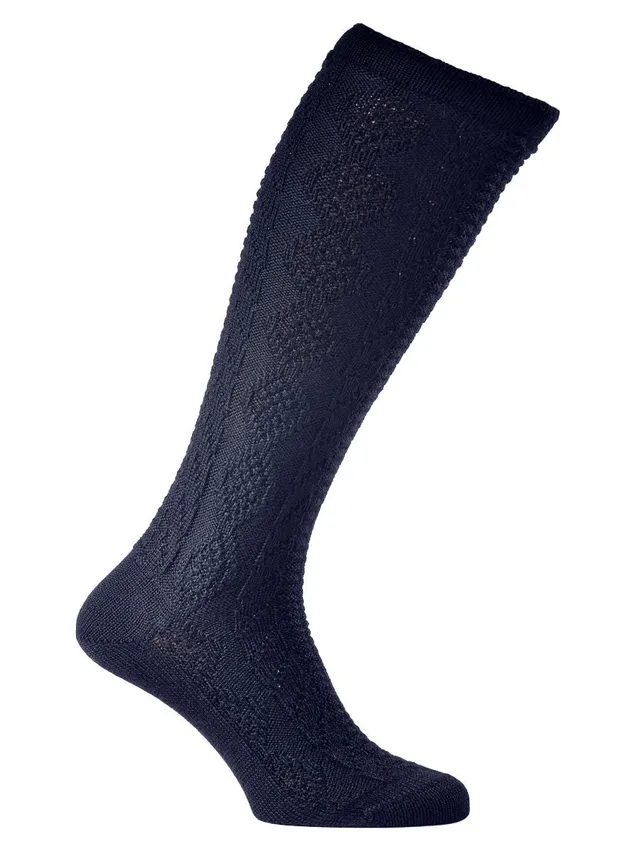 heimatgl-ck-strumpf-andreas-blau-herren-kurzhosenstrumpf-schurwolle image 1