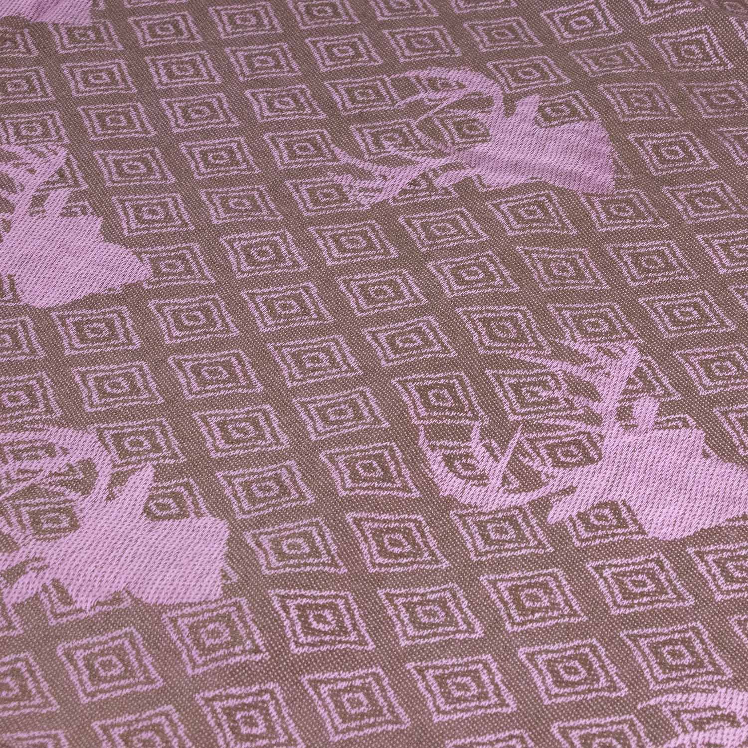 trachtenland-halstuch-schal-hirschkopf-185x70cm-rosa-braun image 8