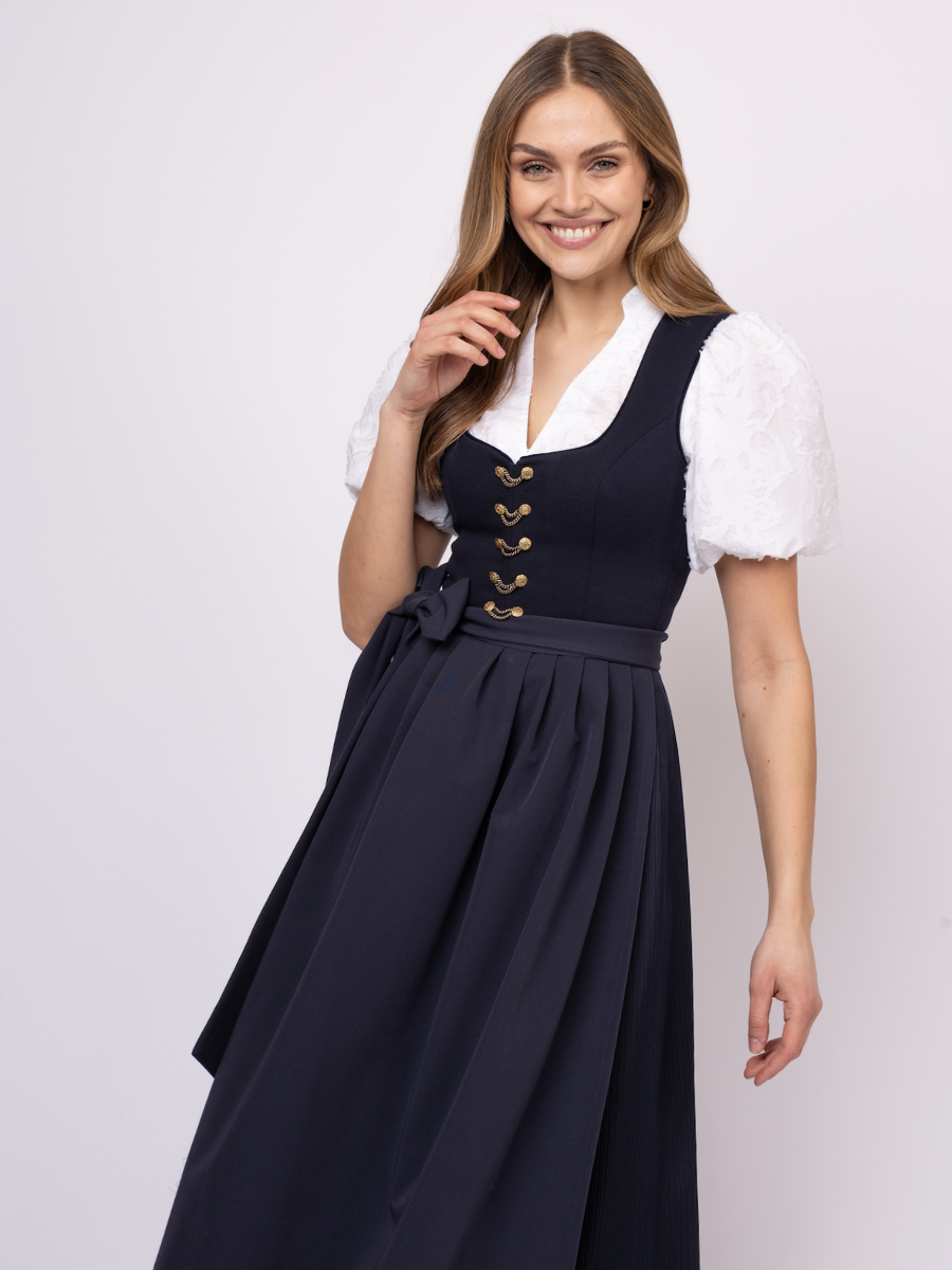 heimatgl-ck-dirndl-leonora-dunkelblau-jacquard-mit-plisseerock image 5