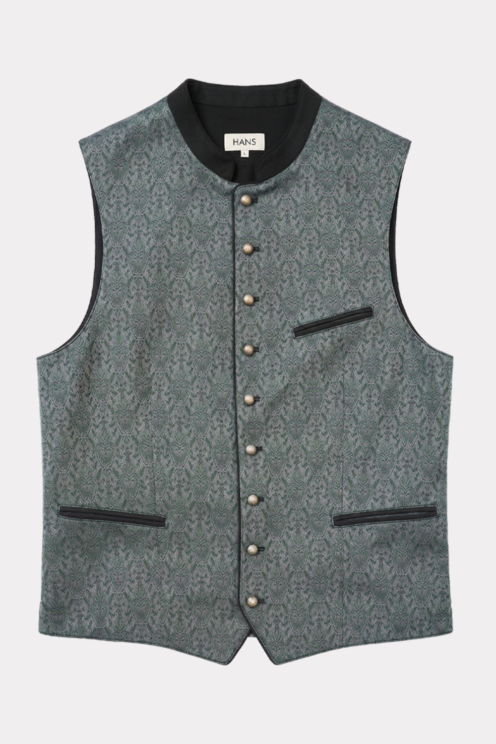 felicitas-wolfi-herren-weste-jacquard-stehkragen image 1