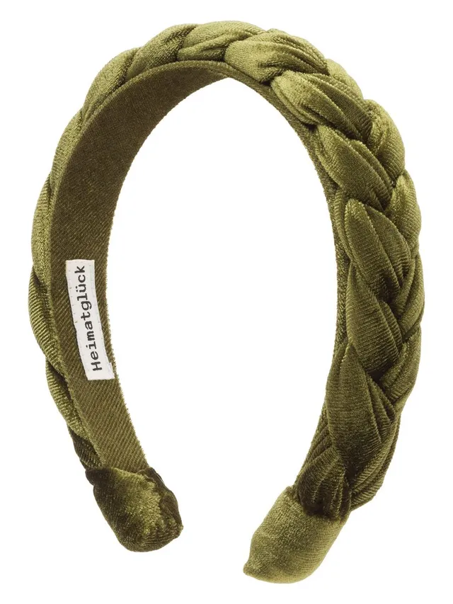 heimatgl-ck-haarreif-geflochten-olive-damen-trachten-accessoire image 1