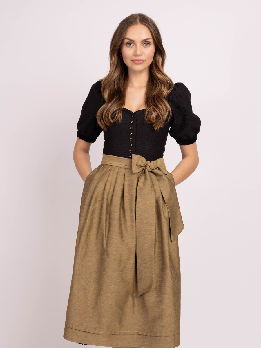 heimatgl-ck-dirndl-monaco-rmeldirndl-schwarz-gold-jacquard image 8