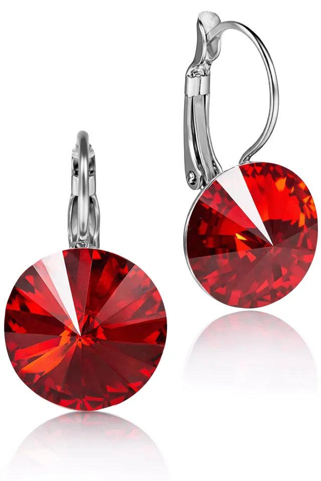 luisia-ohrringe-rivoli-14-mm-mit-kristallen-von-swarovski-light-siam image 1