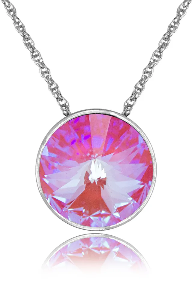 trachtenland-luisia-halskette-sinja-14mm-premium-kristall-silber-lotus-pink-deli image 1
