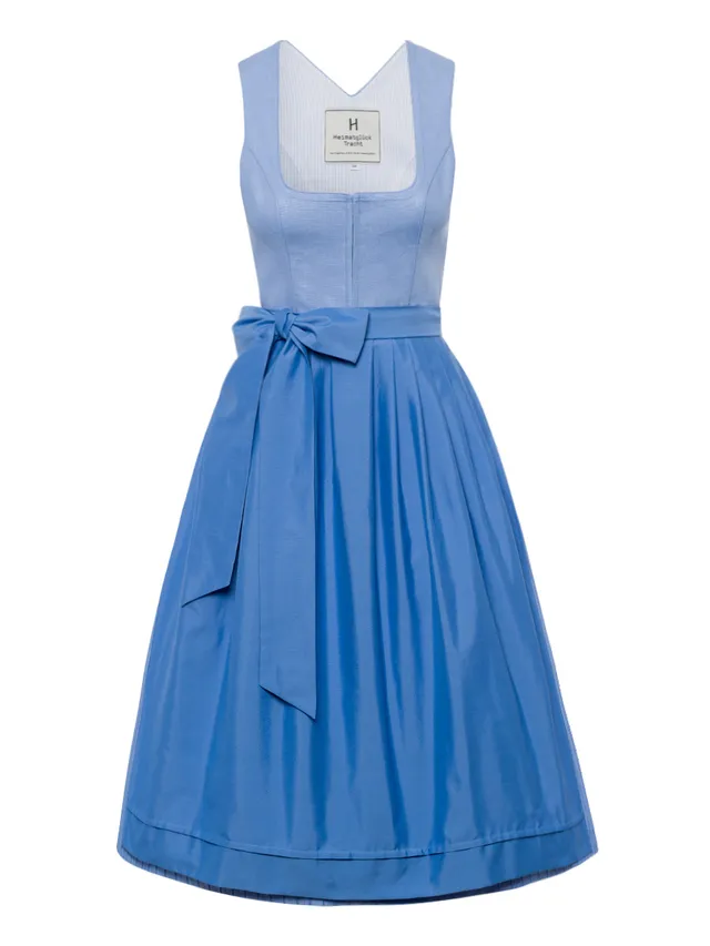 heimatgl-ck-dirndl-leni-hellblau-leinen-plissee image 1