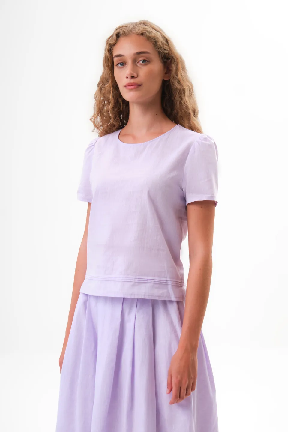 felicitas-bena-damen-bluse-kurzarm-leinen-baumwolle-2 image 1