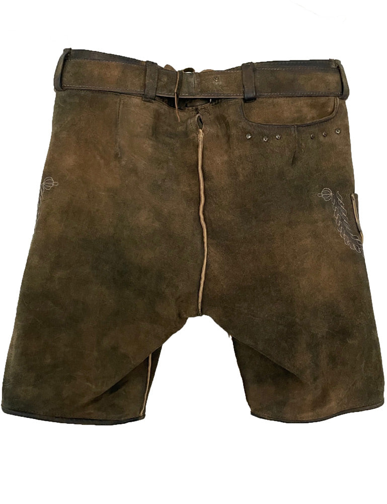 trachtenland-maddox-herren-lederhose-klostersee-kurz-antik-ziller-mit-g-rtel image 2