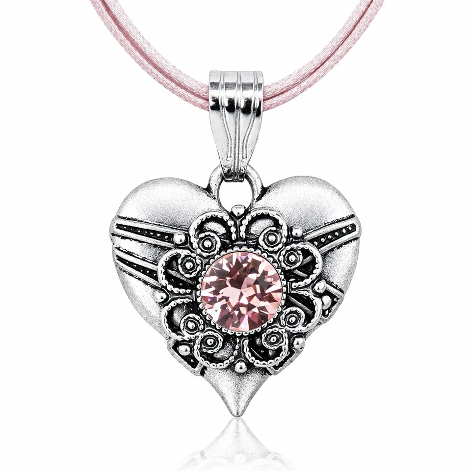 trachtenland-luisia-halskette-paula-herz-mit-swarovski-kristall-rosa image 1