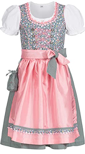 n-bler-nicky-m-dchen-dirndl-3-teiliges-set-blau-rosa image 8