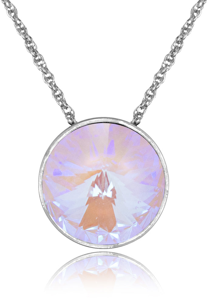 luisia-halskette-sinja-premium-kristall-14-mm-silber-lavender-delite image 1