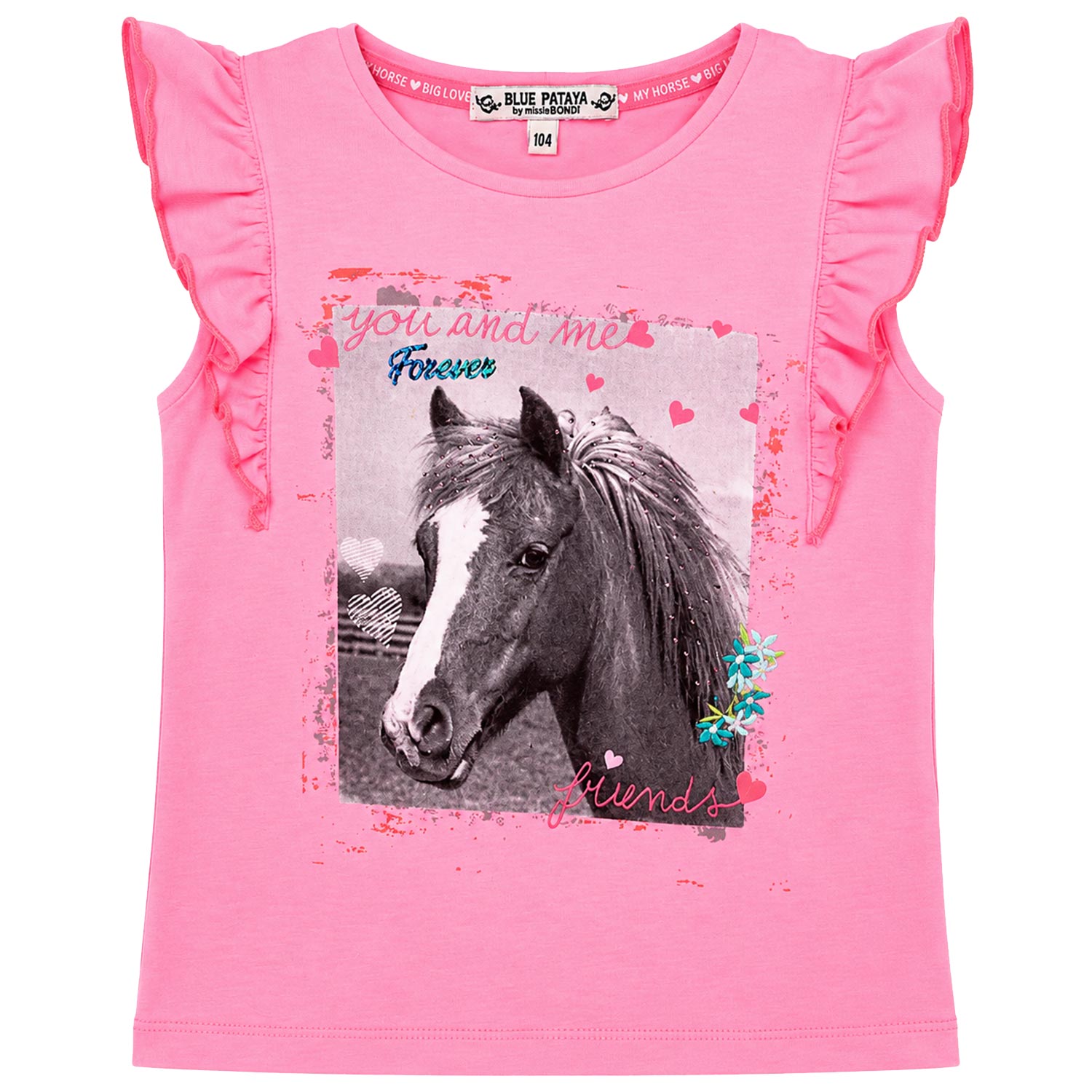 bondi-t-shirt-friends-mit-fl-gel-rmel-36202-f-r-m-dchen-rosa image 1