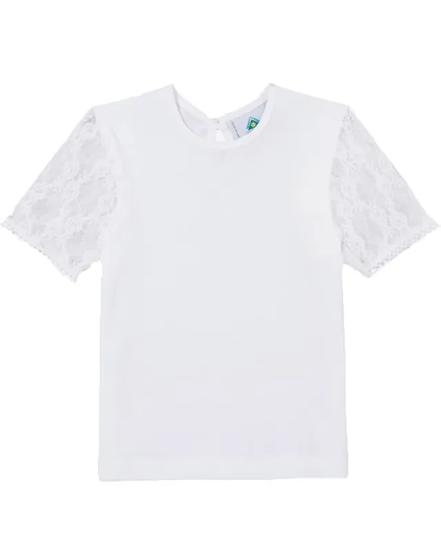 trachtenland-isar-trachten-m-dchen-t-shirt-spitzen-rmel-52730-wei image 1