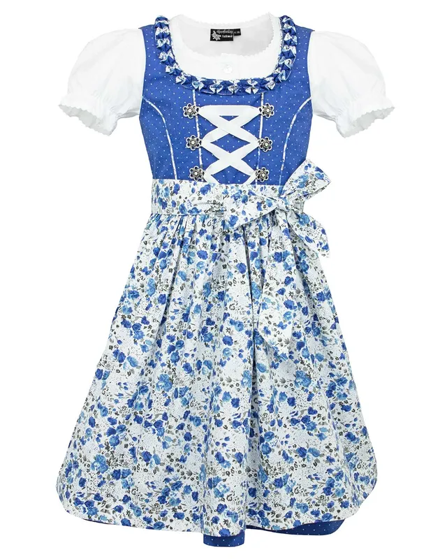 maddox-kinder-dirndl-zillertal-3-tlg-bl-mchen-blau-wei-mit-sch-rze image 1