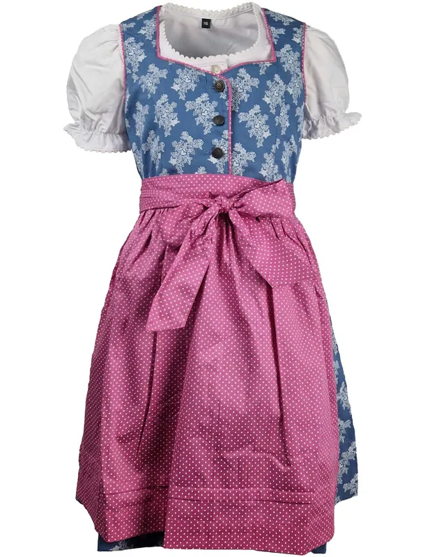 trachtenland-maddox-gabriella-kinder-dirndl-3-tlg-blau-beere-mit-bluse-und-sch-r image 1