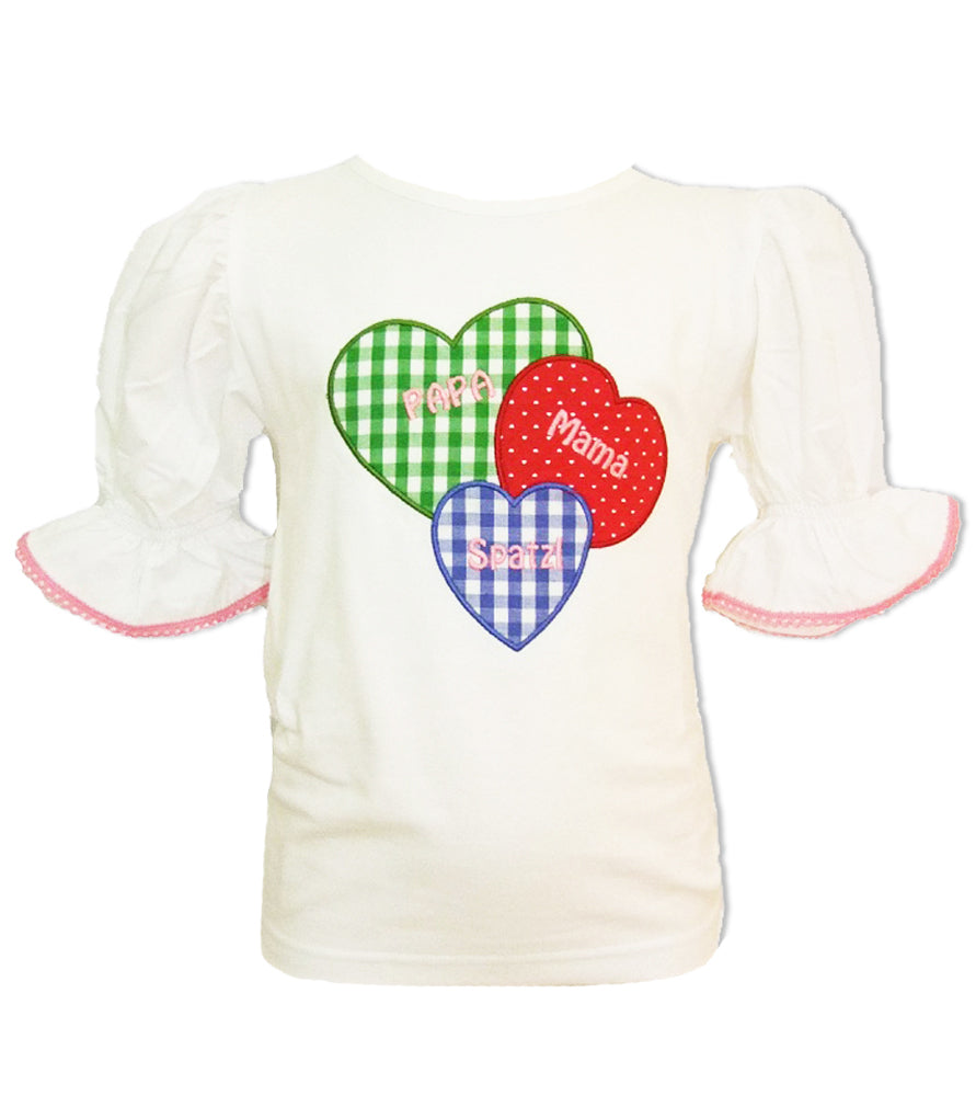 trachtenland-kinder-trachten-t-shirt-spatzl-mit-herz-aufn-hern-f-r-m-dchen image 1