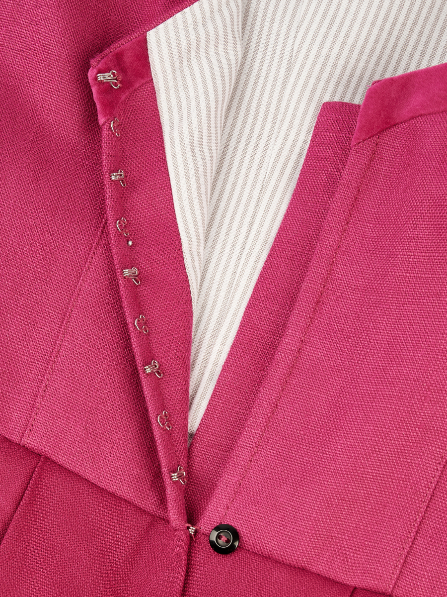 heimatgl-ck-dirndl-hanni-leinendirndl-pink-mit-herz-samtblende image 3