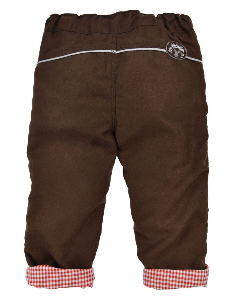 trachtenland-bondi-baby-jungen-kunstlederhose-91586-lang-gef-ttert-braun image 2