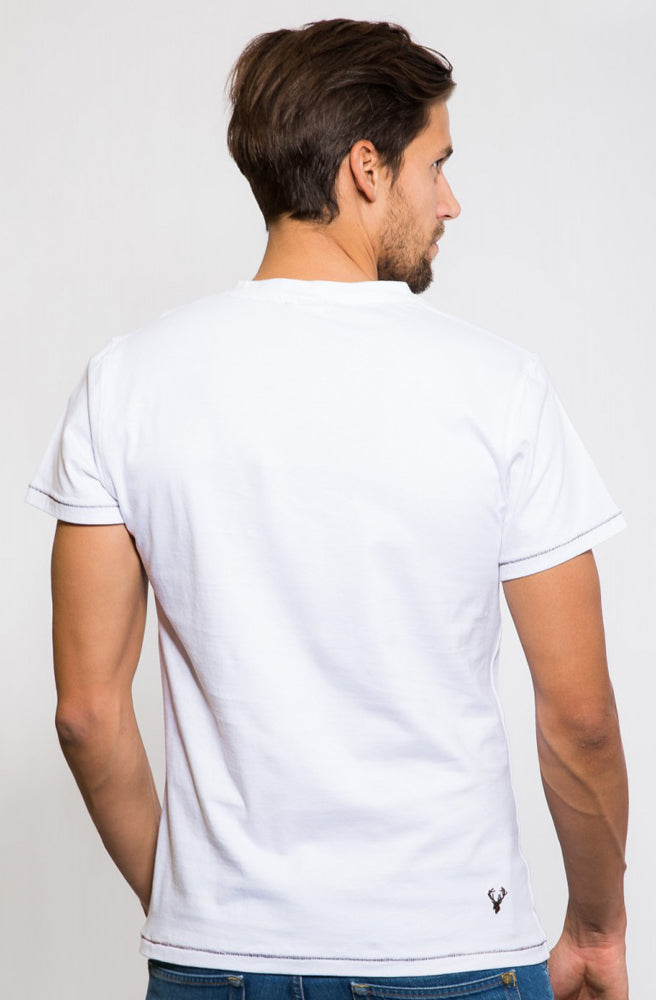 kr-ger-buam-t-shirt-jagdaufsicht-wei-kurzarm-mit-v-ausschnitt image 2