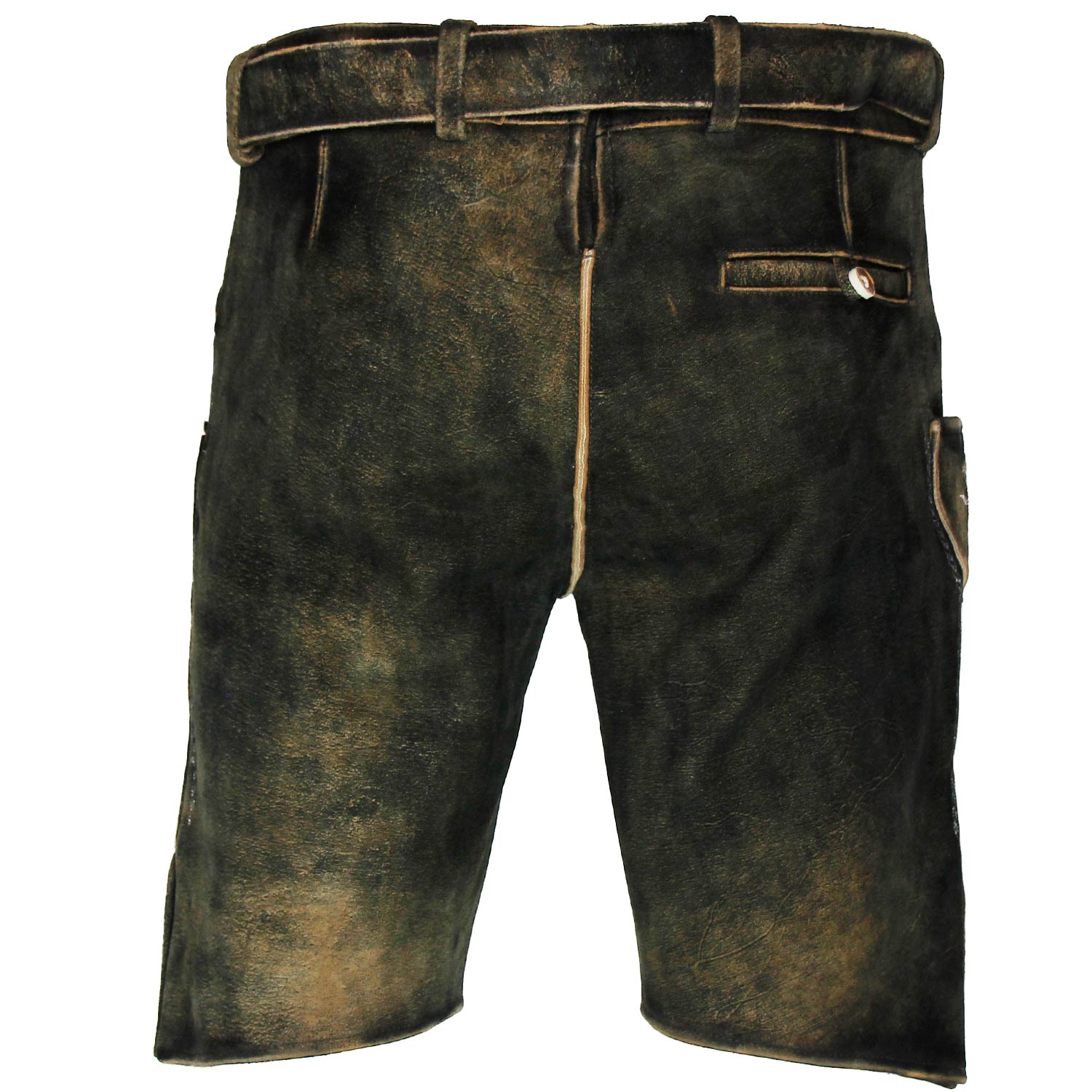 maddox-kurze-herren-lederhose-altrei-wildbock-braun-mit-g-rtel image 3