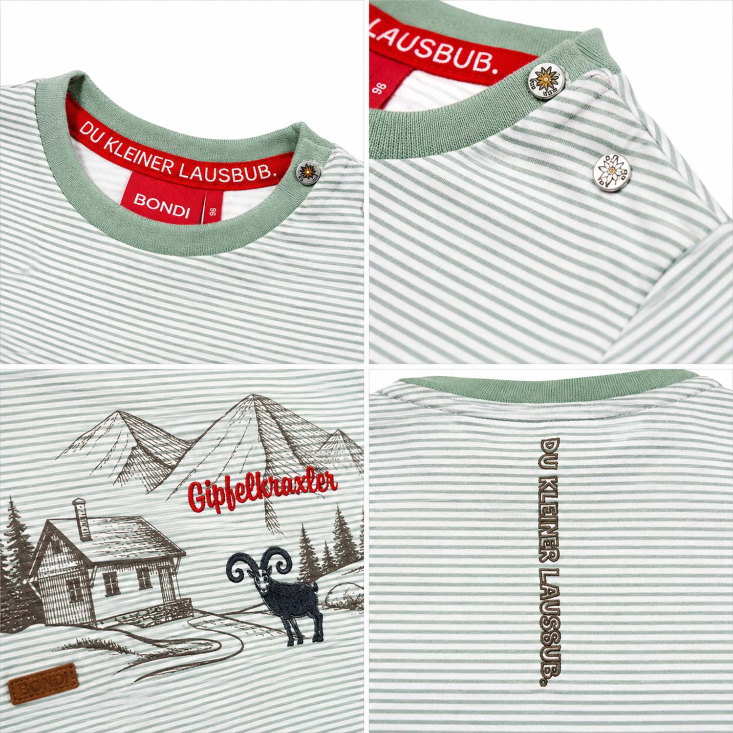 trachtenland-bondi-jungen-t-shirt-alpen-91718-gr-n-wei-gestreift image 5