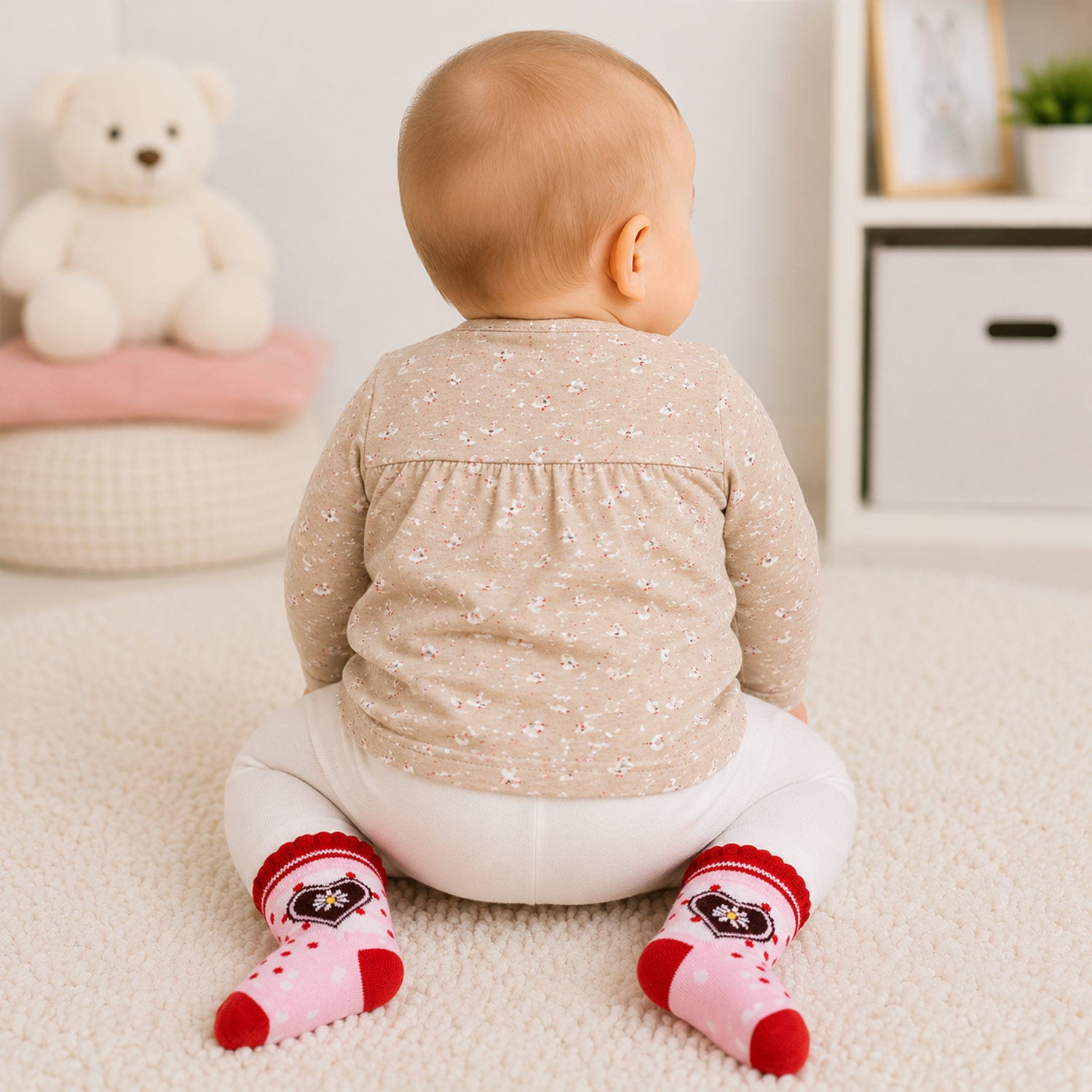 bondi-baby-kniestr-mpfe-herz-86860-rose-f-r-m-dchen image 5