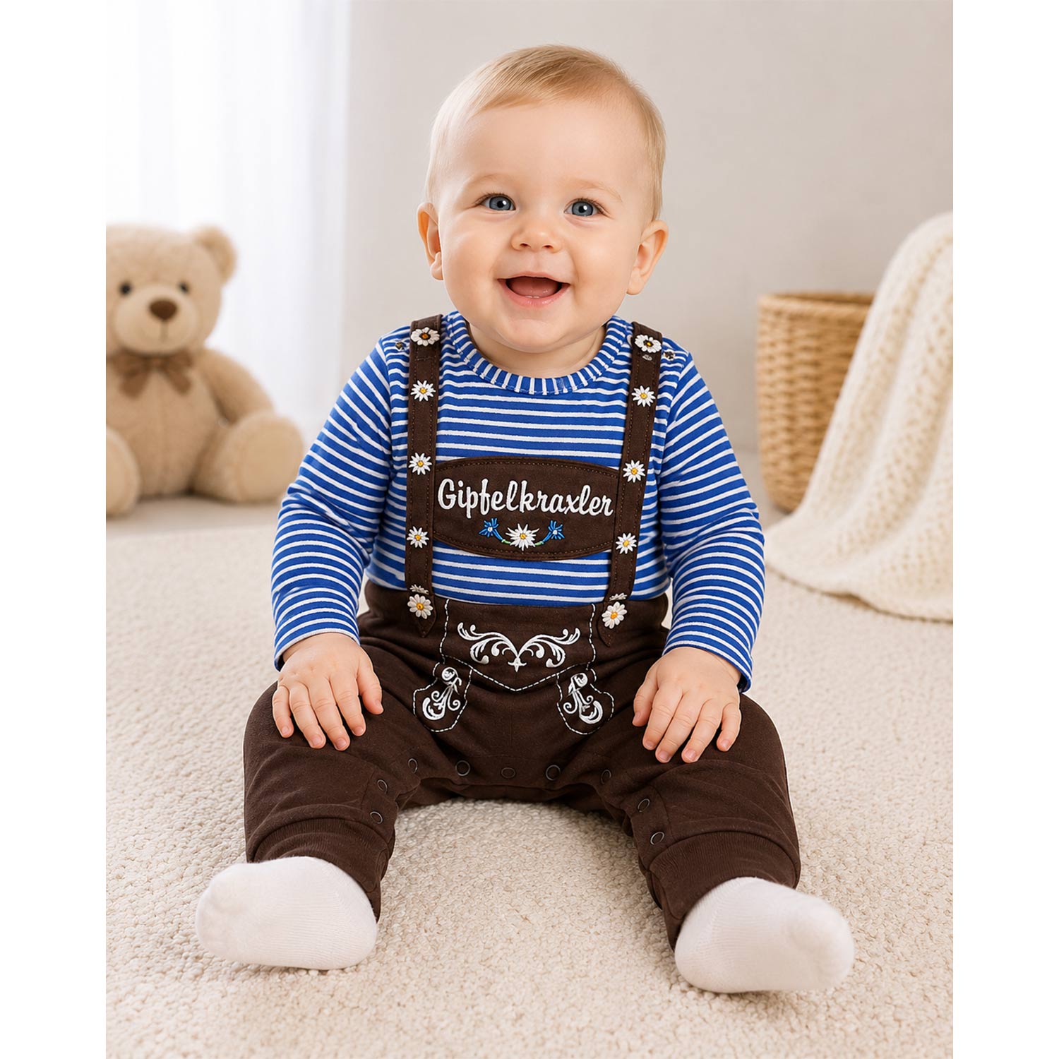 trachtenland-bondi-baby-strampler-gipfelkraxler-91837-stripe-blue-grey image 3