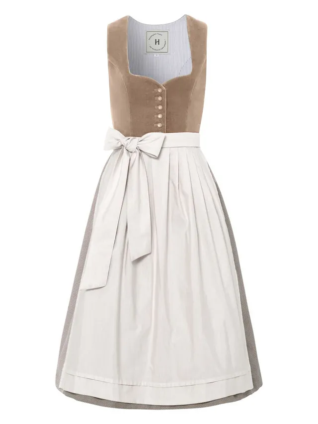 heimatgl-ck-dirndl-jasmine-beige-samtmieder image 1