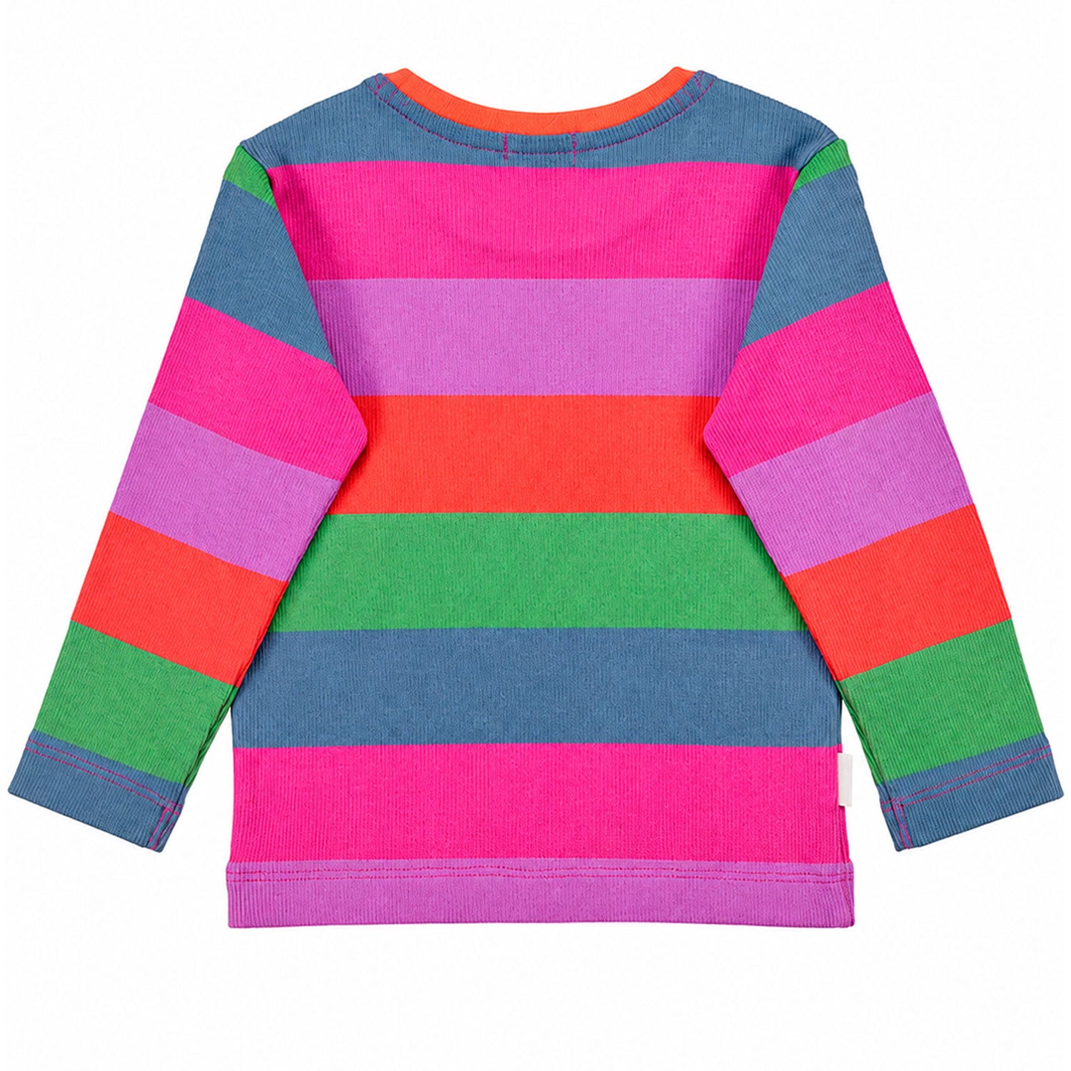 trachtenland-bondi-m-dchen-langarmshirt-be-mine-86966-stripe-pink-apricot image 2
