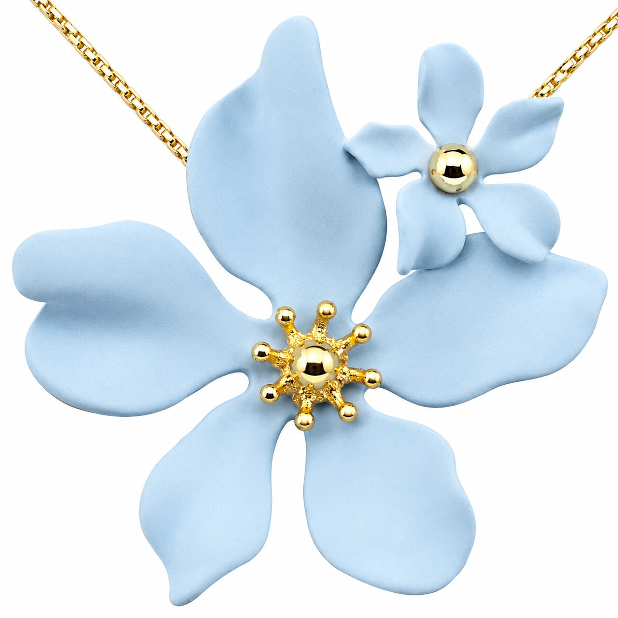 luisia-halskette-nelia-mit-blumen-16-karat-vergoldet-hellblau image 6