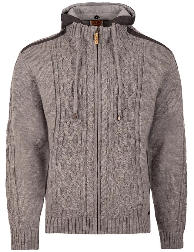 trachtenland-maddox-herren-trachten-strickjacke-waidsee-mit-kapuze-grau image 1